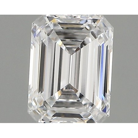 Diament laboratoryjny bezbarwny szlif szmaragdowy, 1.2ct, VVS2, D, IGI LG729527727